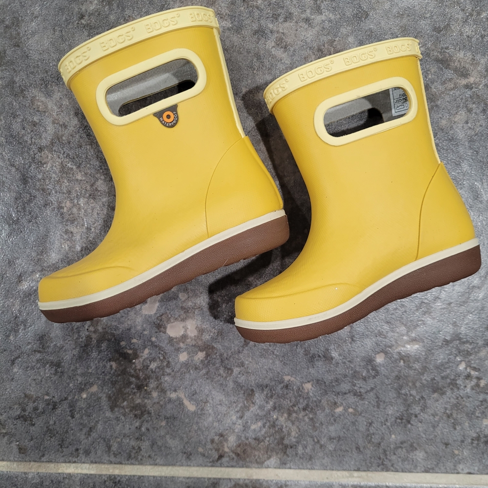 Bogs Skipper II Rain Boots Yellow/ Mustard Size 6